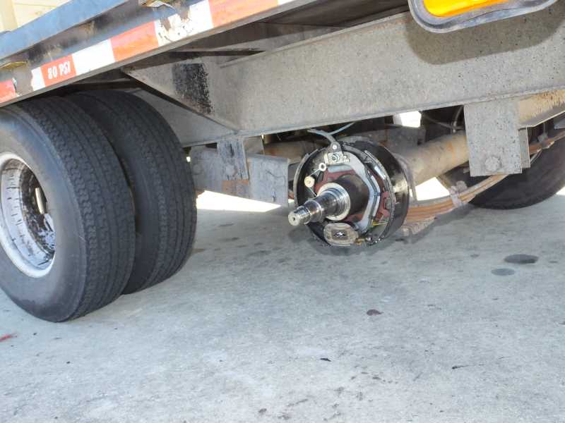 Gooseneck Produce Trailer Bearing Repair, St Augustine Jacksonville Fl